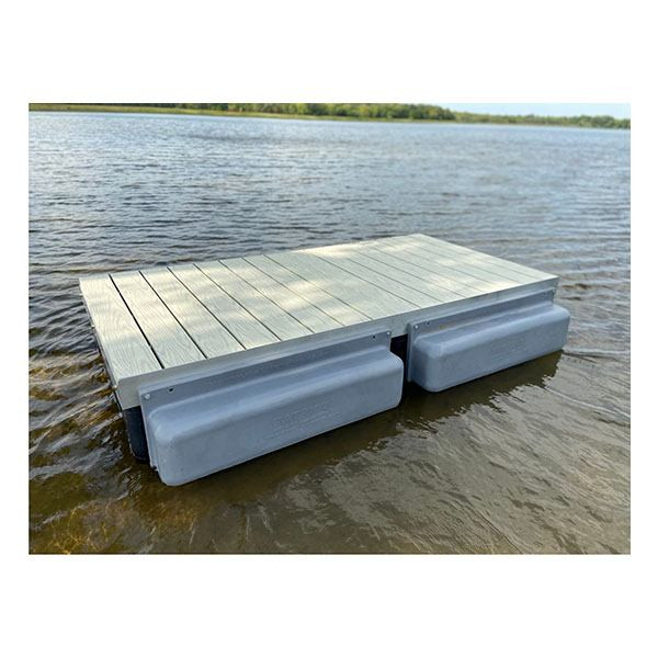 Patriot Docks Premium Floating Platform w/ Gray Aluminum