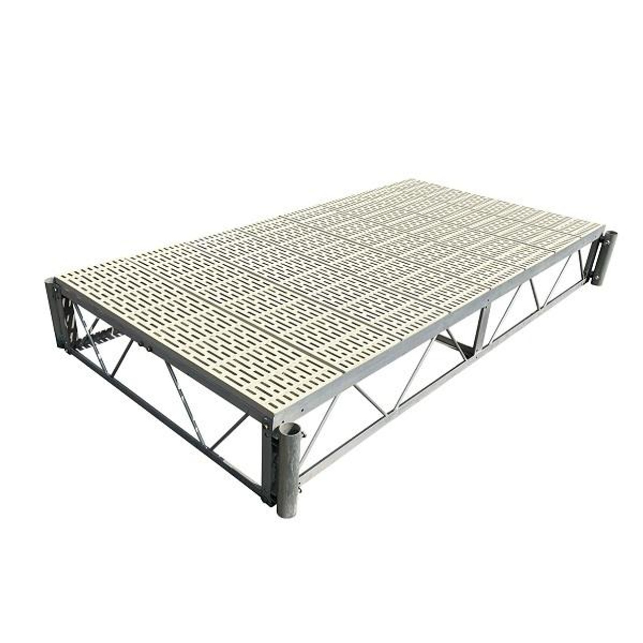 Patriot Docks Patio Dock w/ Tan Poly Decking