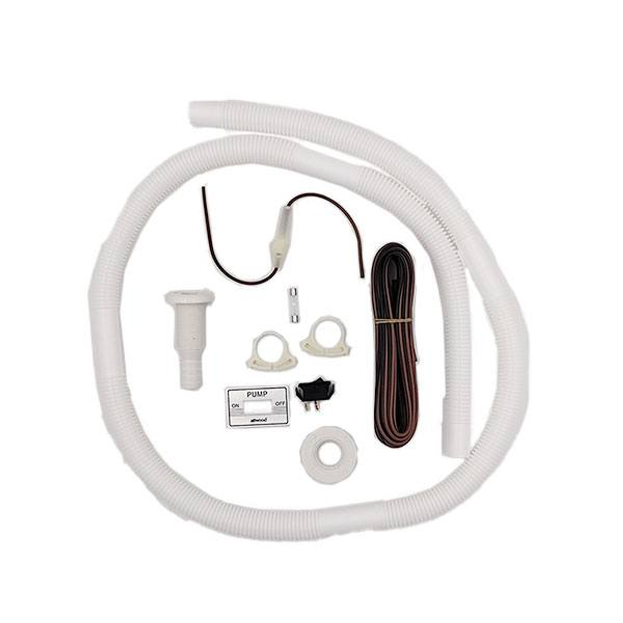 Attwood Tsunami Mk2 Bilge Pump Installation Kit all included pieces