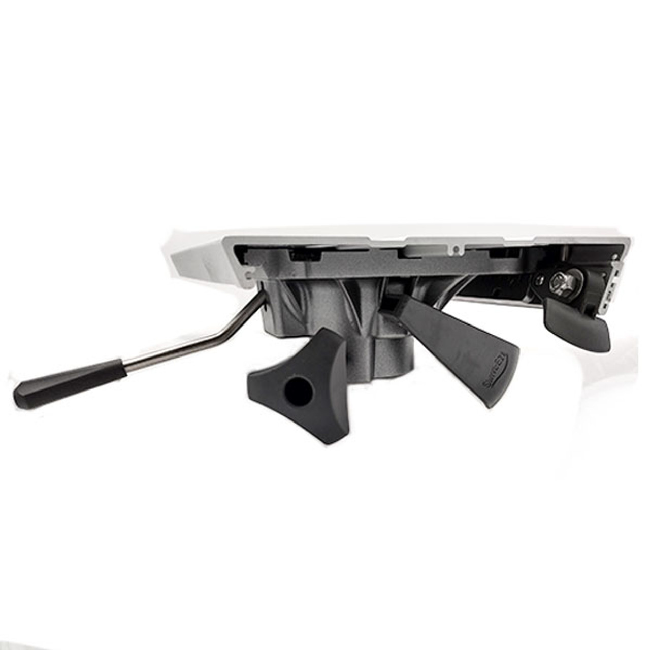 Attwood Air Glider Boat Seat Mount with Slider close up view of the  Control Mechanisms