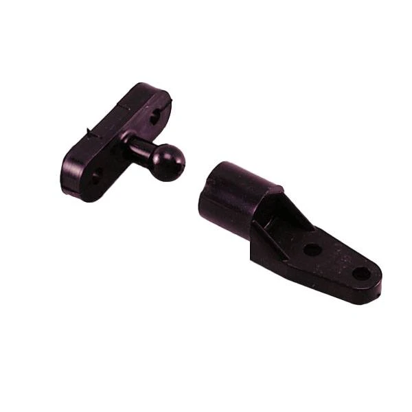 Perko 0559DP black polymer door catch and matching stud