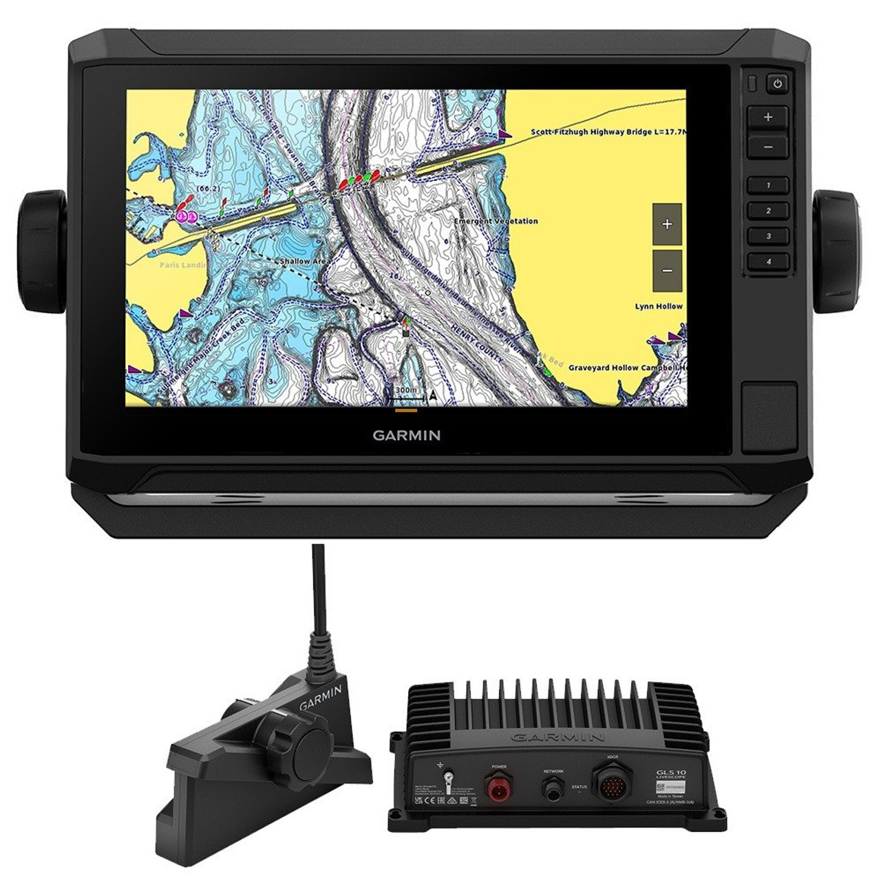 Garmin ECHOMAP UHD2 93sv w\/Livescope Bundle
