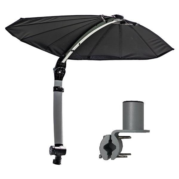 TACO Marine Black ShadeFin Mini Square Rail Mount Kit