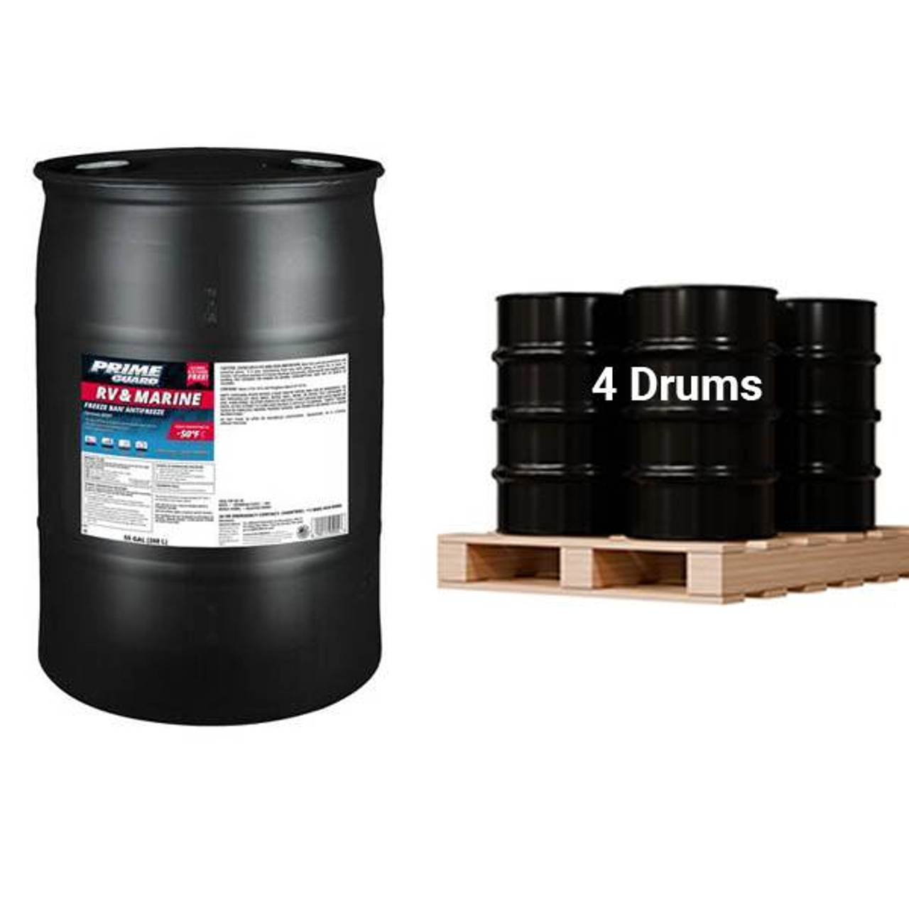Prime Guard 95055 -50° F Marine Antifreeze - 4 55 Gallon Drums
