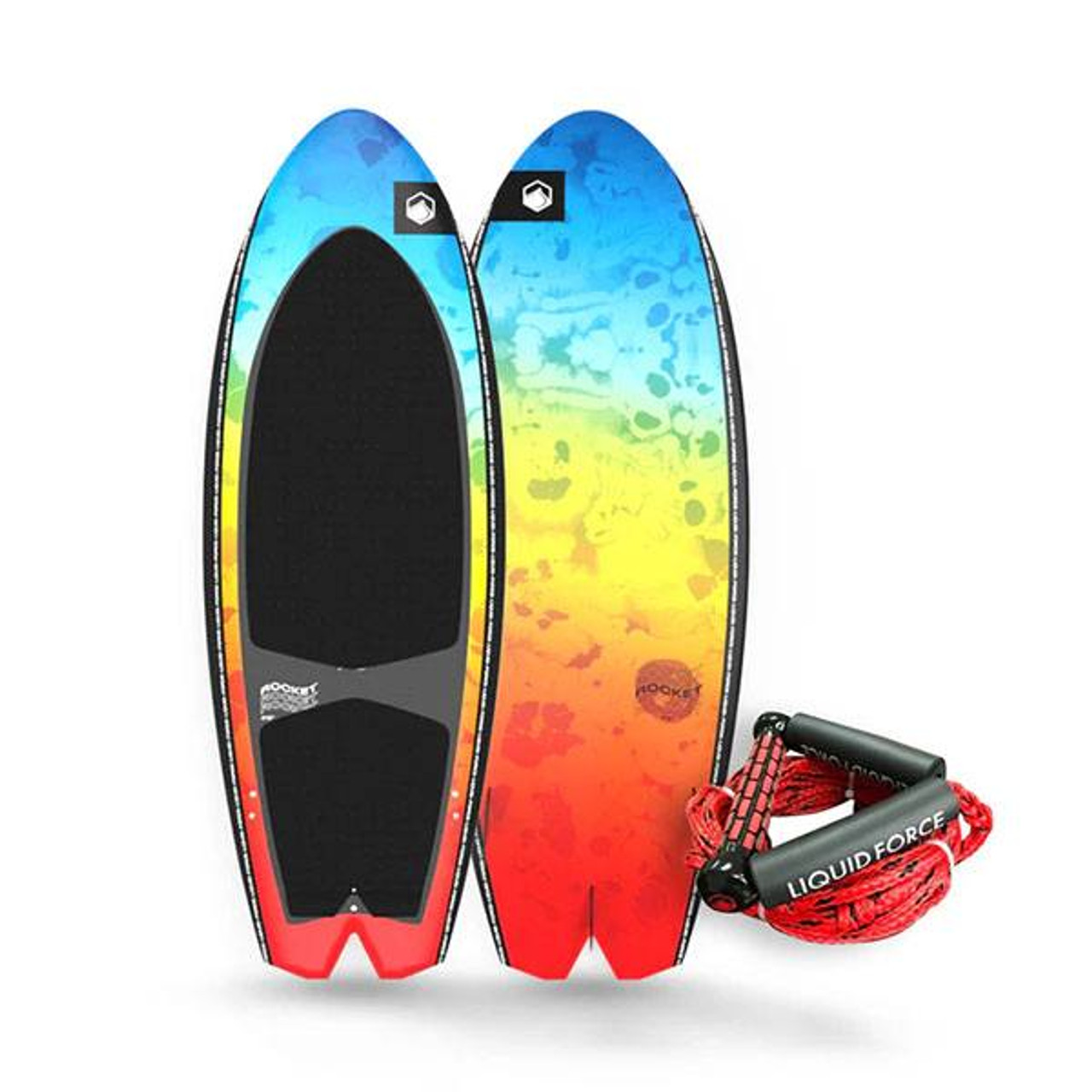 Liquid Force Rocket Wakesurf Board  4'8" W/Handle