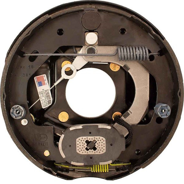 Dexter K23-479-00 10" x 2-1/4" 4,400lbs Nev-R-Adjust Right Hand Electric Drum Brake Assembly