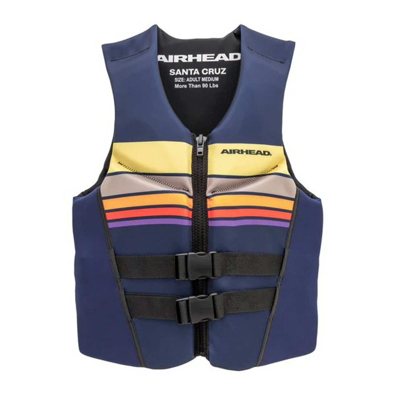 Front of the Airhead Santa Cruz Neolite Adult Life Jacket