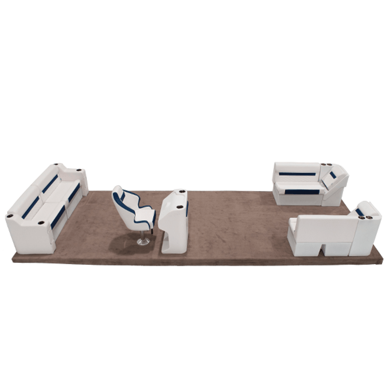 Wise DLX 18'-22' Full Pontoon Furniture Set Image