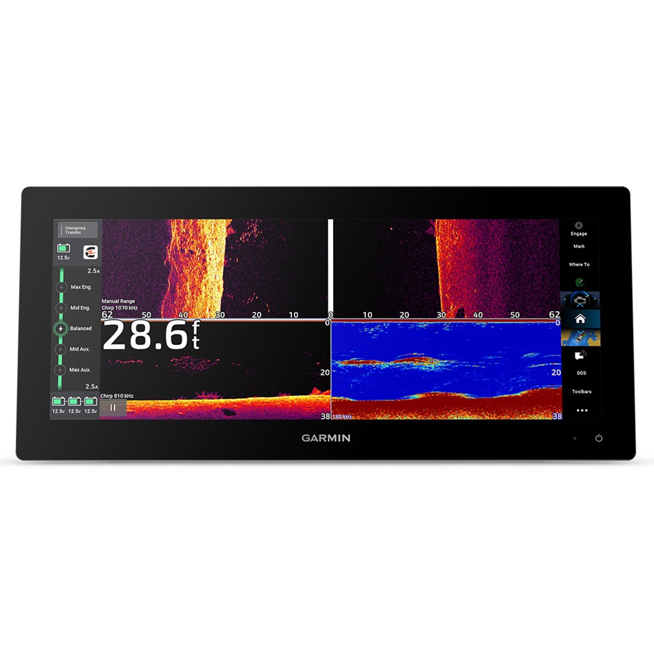 Garmin GPSMAP 1543xsv Ultrawide Combo GPS\/Fishfinder GN+
