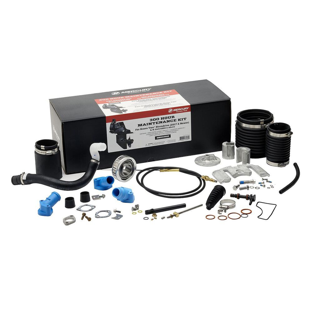mercury 8M0215916 mercruiser bravo two sterndrive 300-hour maintenance kit
