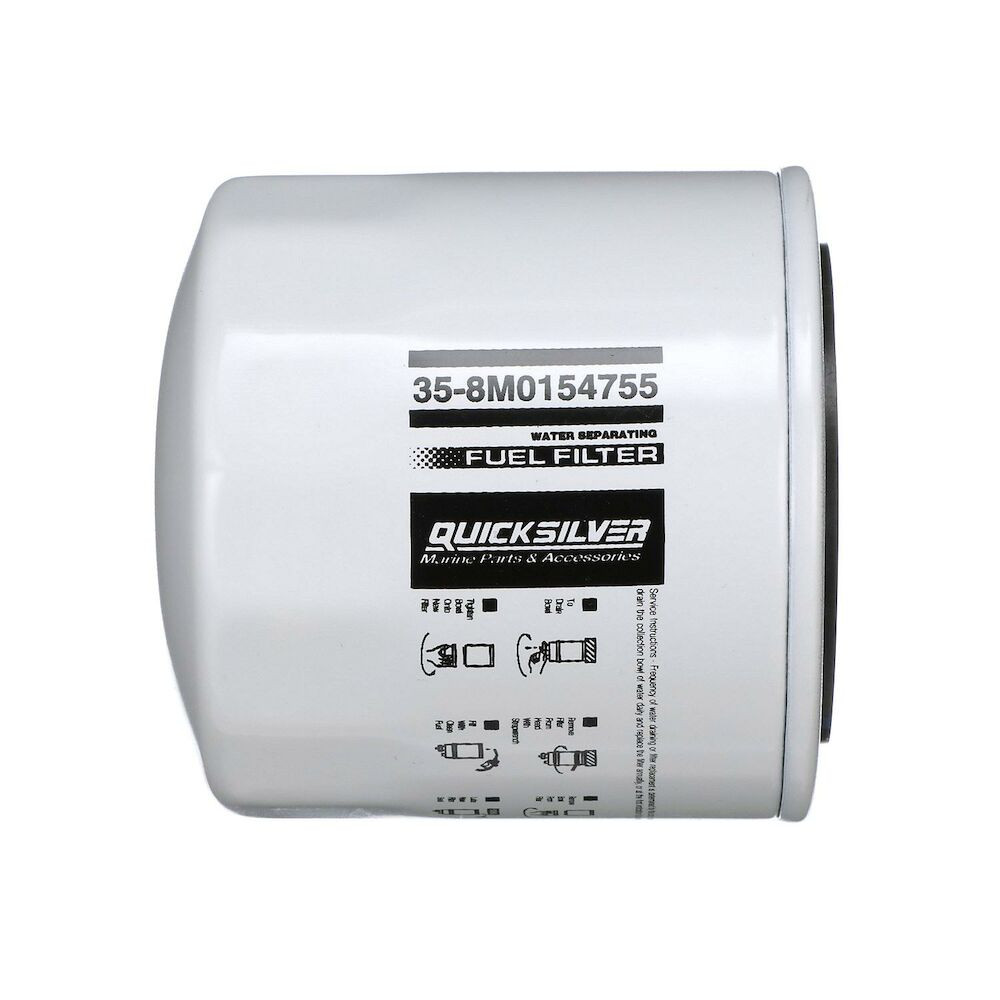 Quicksilver 8M0154755 water separating fuel filter for various marine engines