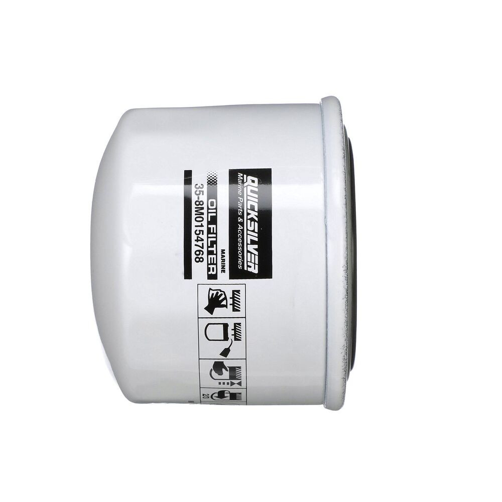 Quicksilver 8M0154768 20 micron oil filter for marine engines oem quality oil filter image