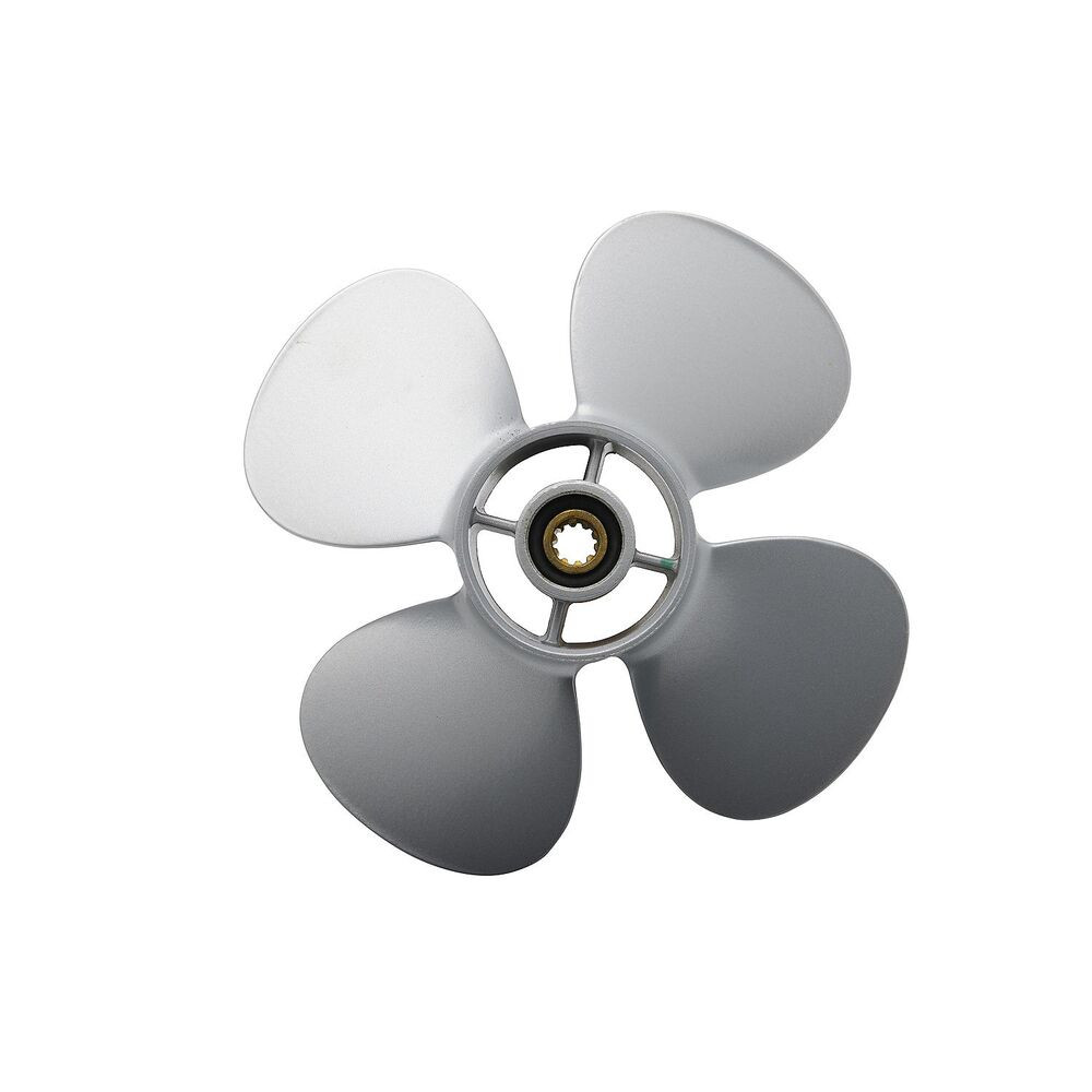 Quicksilver Black Diamond 4-blade aluminum propeller 11 x 7 right hand rotation