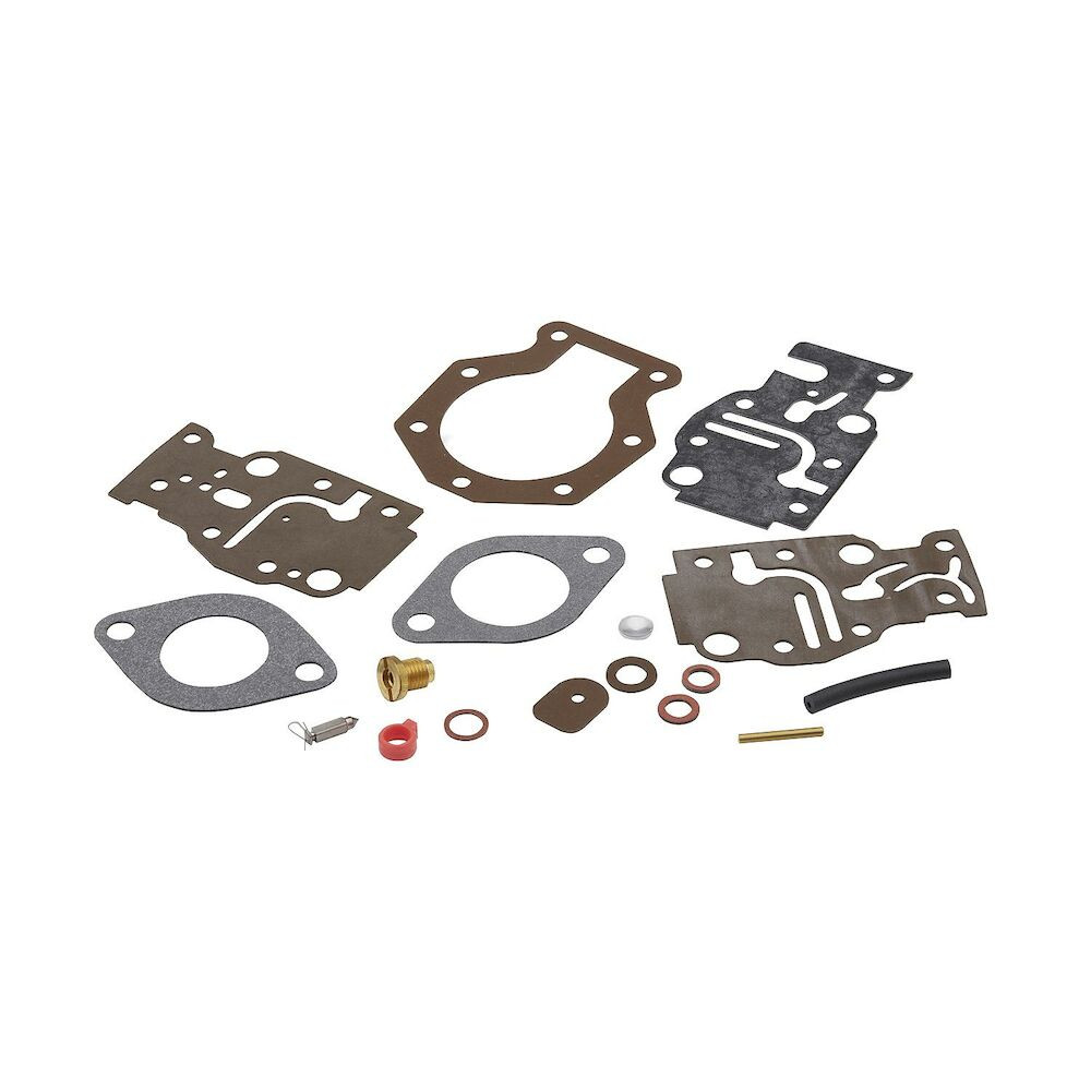 Quicksilver 8M6010307 carb repair kit for select Evinrude Johnson OMC 2-stroke 9.9-15hp outboards