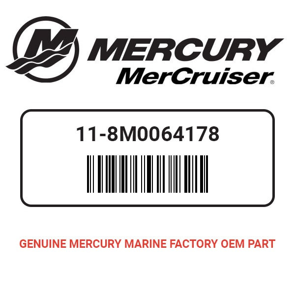 Mercury - MerCruiser 11-8M0064178 LOCK NUT