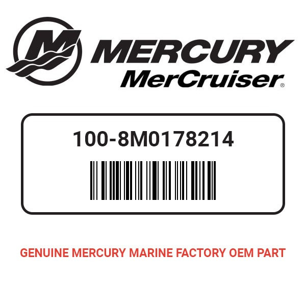 Mercury - MerCruiser 100-8M0178214 COWL FRONT L WF