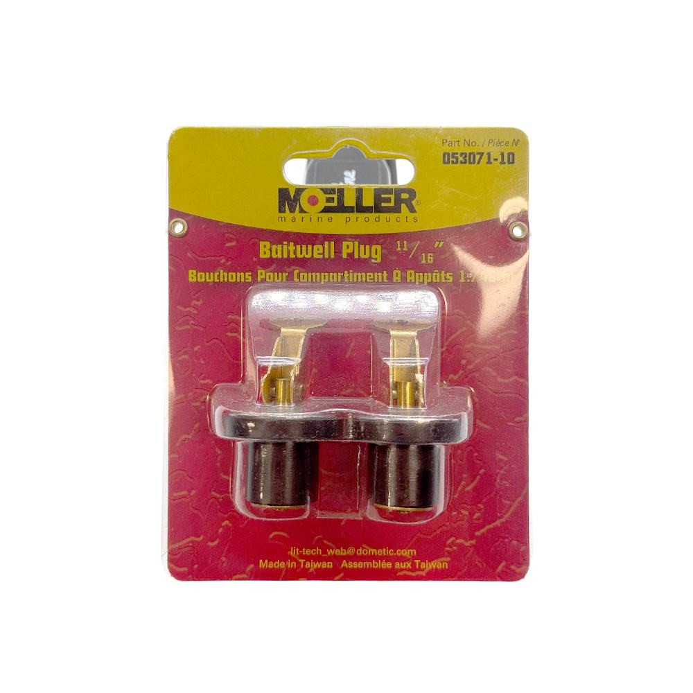 Moeller Marine 11/16" Deck & Baitwell Plug - 2 Pack Image