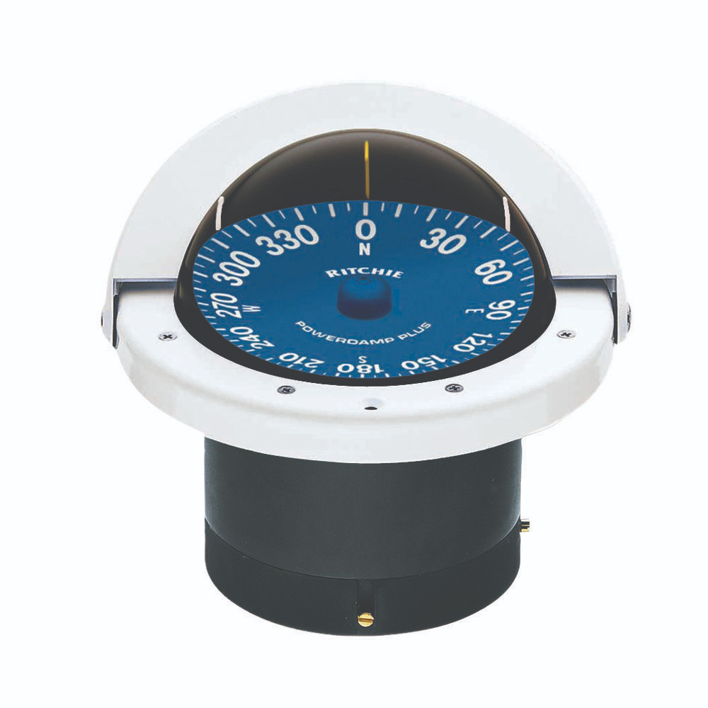 Ritchie SS-2000W SuperSport Flush Mount Marine Compass - White Image
