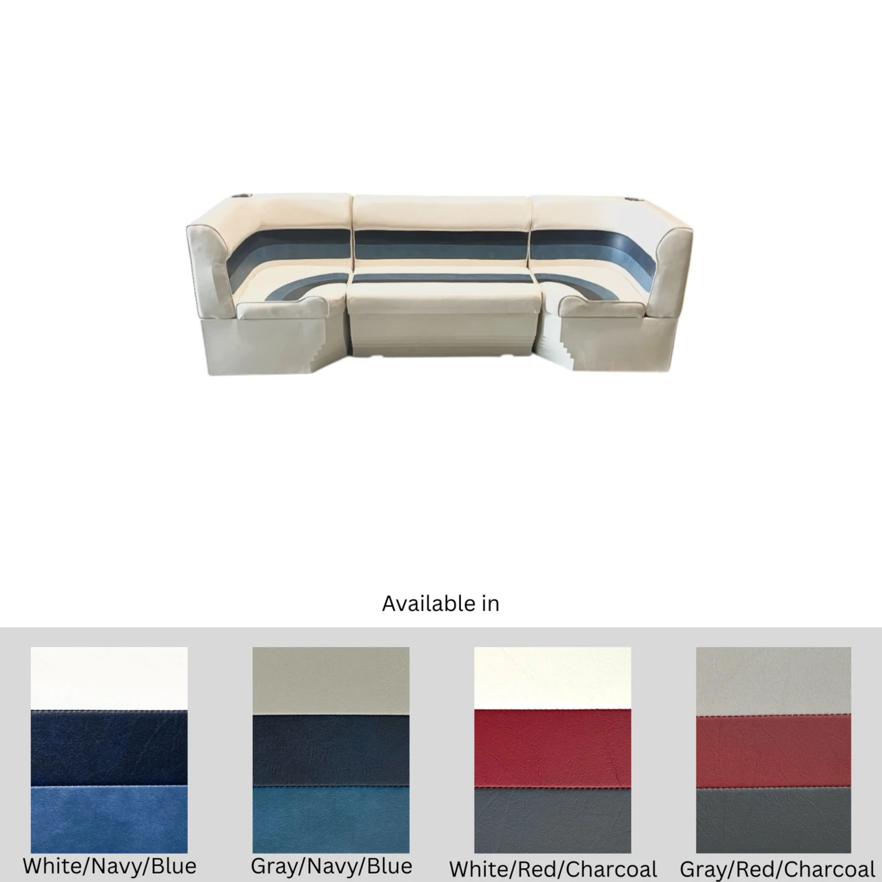 Horizon Premium Rear Couch Pontoon Furniture Set Image