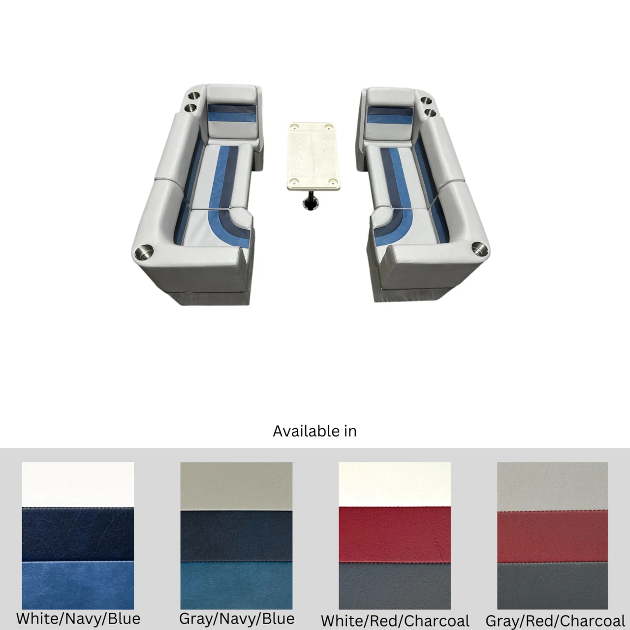 Horizon Premium Front Dining Pontoon Furniture Set Image