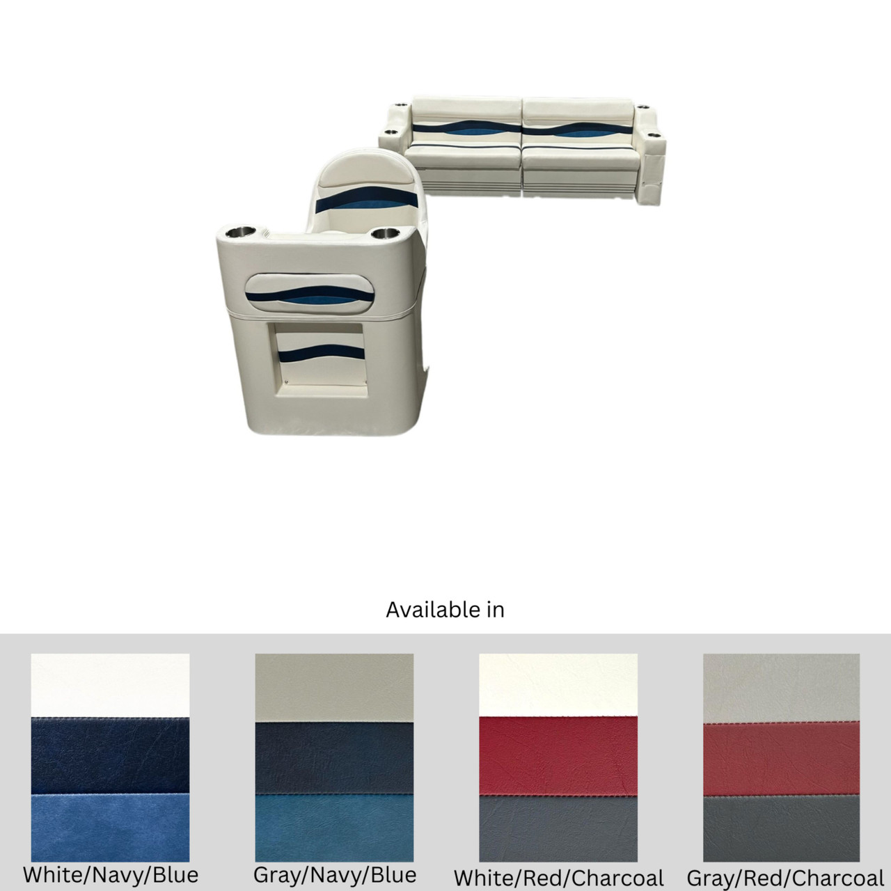 Horizon Elite Rear 74" Couch with Captain's Chair & Helm Image