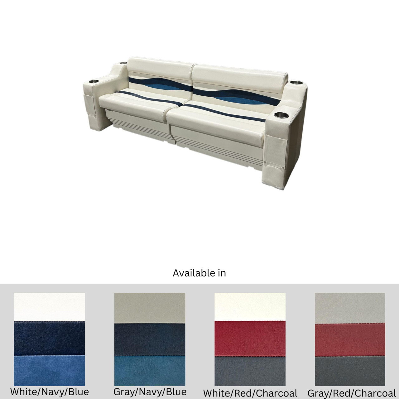 Horizon Elite 74" Couch with Armrests Image