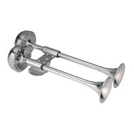 AFI Stainless Steel Dual Trumpet Electric Boat Horn - 10011