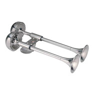 AFI Stainless Steel Dual Trumpet Electric Boat Horn - 10011