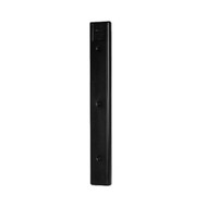 Notched Cushion Dock Post Bumper with 2" Channel Black Notched Cushion Dock Post Bumper with 2" Channel Black