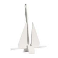 Greenfield Yachting Series PVC Coated Fluke Anchor - White