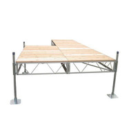 Patriot Docks Patio Dock w/ Cedar Decking