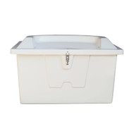 Taylor Made 46" Wide Top Seat Fiberglass Dock Box Taylor Made 46" Wide Top Seat Fiberglass Dock Box