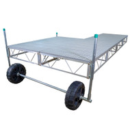 Patriot Docks Patio Roll-In Dock w/ Poly Decking Image