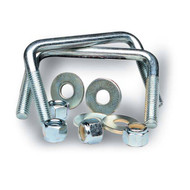 Tie Down Zinc Plated Trailer U-Bolts 1/2" Tie Down Zinc Plated Trailer U-Bolts 1/2"