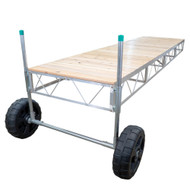 Patriot Docks Straight Roll-In Dock w/ Cedar Decking Image