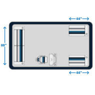 Wise WS13522 Small Pontoon Traditional Group