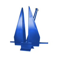 Greenfield PVC Coated Slip Ring Fluke Anchor Blue