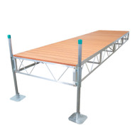 Patriot Docks Straight Dock w/ Brown Aluminum Decking Image