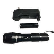 Marine CREE LED 1,600 Lumen Flashlight with 18650 Lithium Battery and Charger