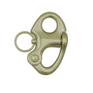 Ronstan Brass Snap Shackle - Fixed Bail - 41.5mm(1-5/8") Length Ronstan Brass Snap Shackle - Fixed Bail - 41.5mm(1-5/8") Length