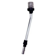 Perko 1311DP2CHR telescoping navigation light with clear globe and chrome mounting base