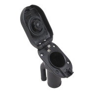 Perko 1318DPGBLK black vented gas fill with flip-top cap and 35-degree angled neck