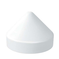 JIF Round Conehead Piling Cap - White
