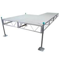 Patriot Docks Patio Dock w/ Gray Aluminum Decking Image