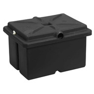 White Fiberglass Battery Box - Small