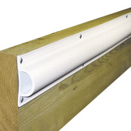 Dock Edge Standard "D" PVC Profile 16ft Roll - White Dock Edge Standard "D" PVC Profile 16ft Roll - White