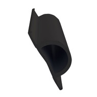 Dock Edge Standard "D" PVC Profile - 16' Roll - Black