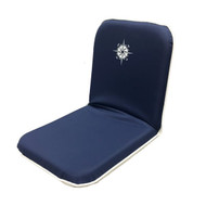 Navy Portable Folding Chair w/ Compass Logo