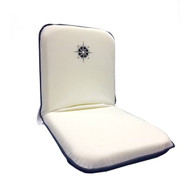 White Portable Folding Chair w/ Compass Logo