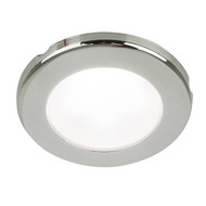 Hella Marine EuroLED 75 3" Round Screw Mount Down Light - White LED - Stainless Steel Rim - 12V Hella Marine EuroLED 75 3" Round Screw Mount Down Light - White LED - Stainless Steel Rim - 12V